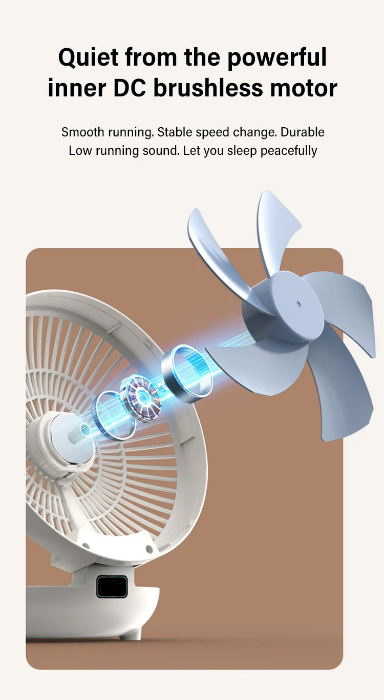 AeroSpin™ | Roterende draadloze ventilator