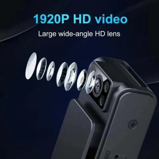 AVI | Draagbare 1080P HD Camera + GRATIS 64GB geheugenkaart